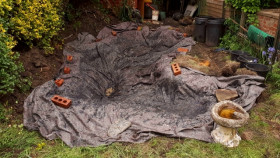 Pond lined pond May 2019 5